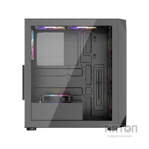 Корпус для ПК 1stPlayer AY7-BK-4F1