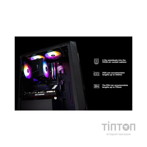 Корпус для ПК 1stPlayer AY7-BK-4F1