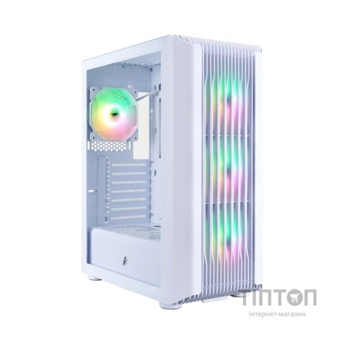 Корпус для ПК 1stPlayer H6-WH-4F7-W