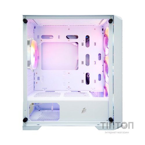 Корпус для ПК 1stPlayer T5-WH-4F1-W