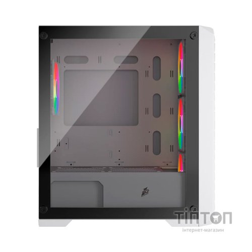 Корпус для ПК 1stPlayer T5-WH-4F1-W