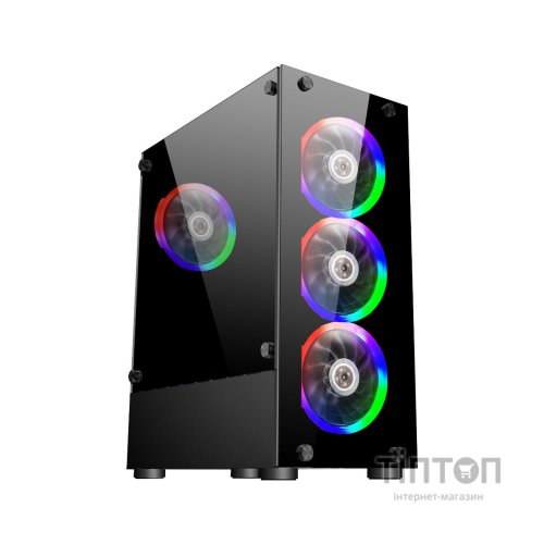 Корпус для ПК 1stPlayer V2-A-BK-4F1