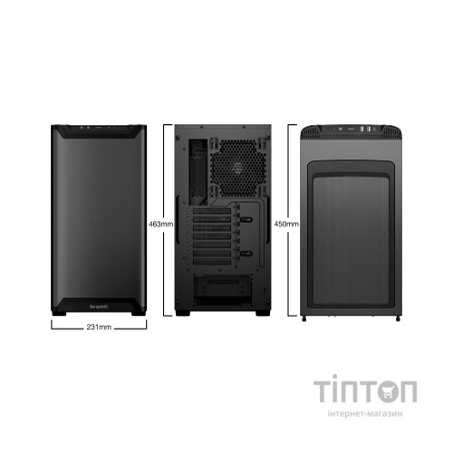 Корпус для ПК Be quiet! PURE BASE 501 Airflow з віконцем,чорний (BGW74)