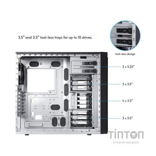 Корпус для ПК Chieftec UNI (BW-01B-OP)