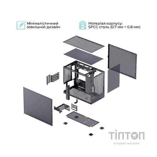 Корпус для ПК JONSBO D32 PRO MESH Black