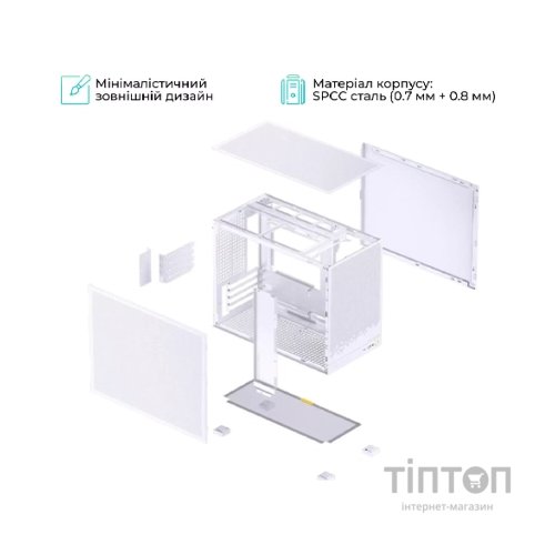 Корпус для ПК JONSBO D32 STD MESH White