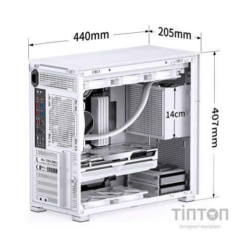Корпус для ПК JONSBO D41 STD White