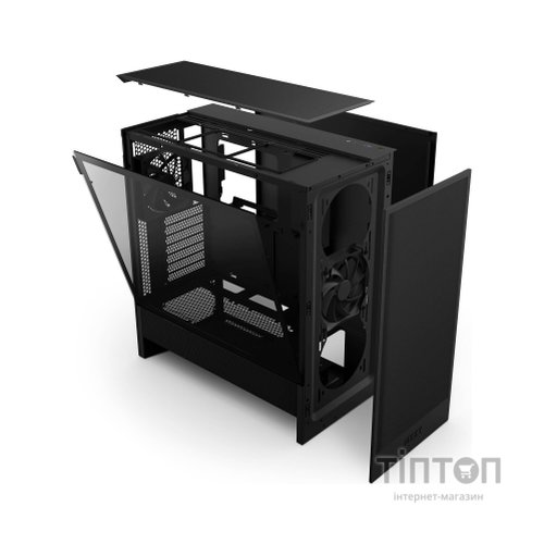 Корпус для ПК NZXT H5 Flow Compact (CC-H52FB-01)