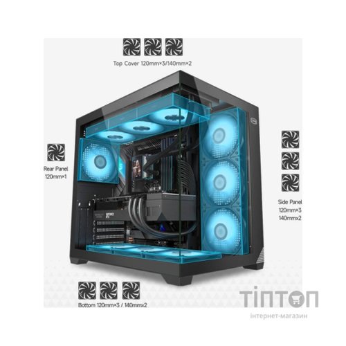 Корпус для ПК PcCooler C3 T700 ARGB BK