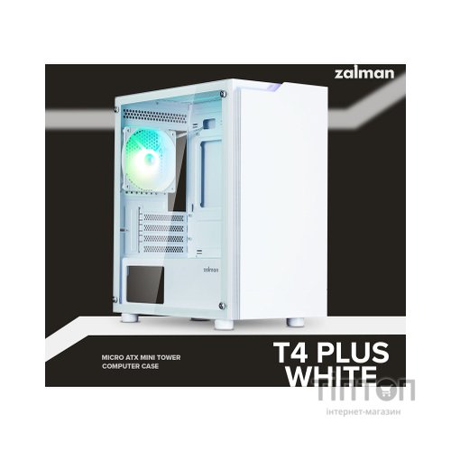 Корпус для ПК Zalman T4 Plus (T4PLUSWHITE)