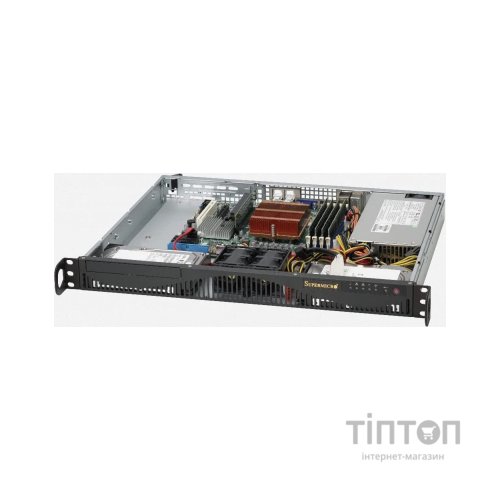 Корпус до сервера Supermicro 1U 350W (CSE-512F-350B1)