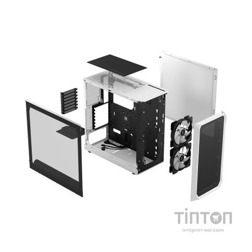 Корпус Fractal Design Focus 2 RGB White TG ClearTint (FD-C-FOC2A-04)