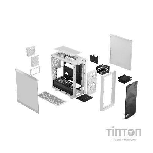 Корпус Fractal Design Meshify 2 Compact Lite White T (FD-C-MEL2C-04)