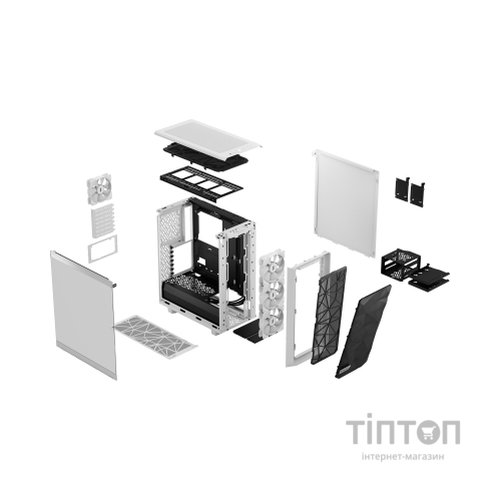 Корпус Fractal Design Meshify 2 Compact RGB White TG (FD-C-MES2C-08)