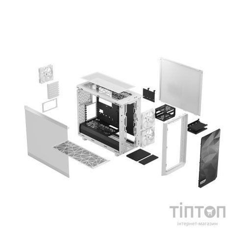 Корпус Fractal Design Meshify 2 Lite White TG Clear (FD-C-MEL2A-04)