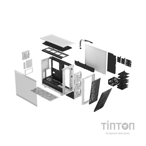 Корпус Fractal Design Meshify 2 RGB White TG Clear t (FD-C-MES2A-08)
