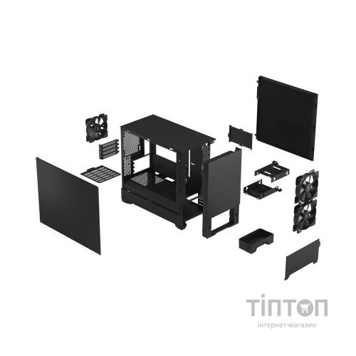 Корпус Fractal Design Pop Mini Silent Black Solid (FD-C-POS1M-01)