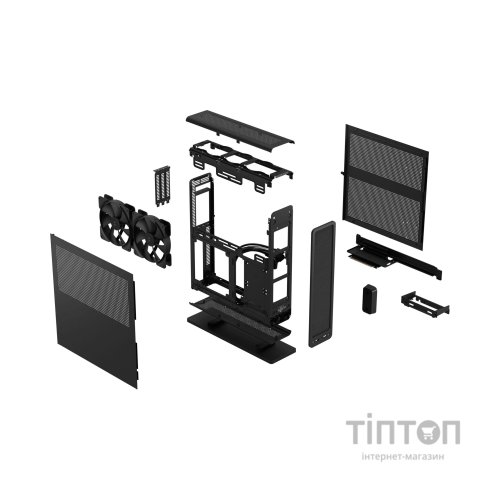 Корпус Fractal Design Ridge Black mITX PCIe 4.0 (FD-C-RID1N-11)