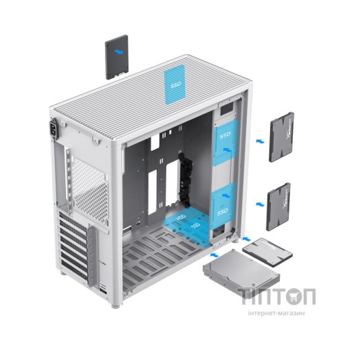 Корпус Gamemax MeshBox PRO WT