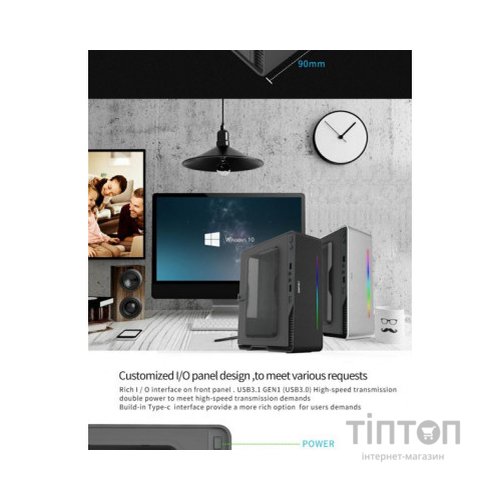 Корпус Gamemax Violin Silver