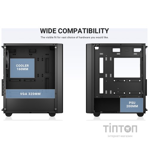 Корпус для ПК ID-Cooling WARE 300 ARGB