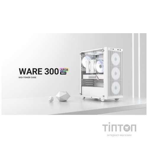 Корпус для ПК ID-Cooling WARE 300 ARGB WH