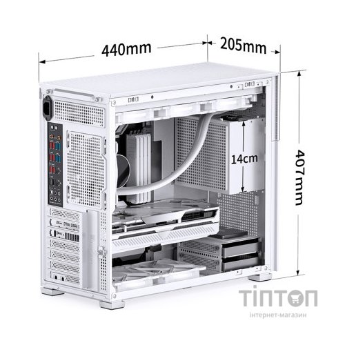 Корпус JONSBO D41 MESH SC White