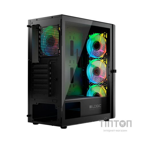 Корпус Logic concept ARAMIS MESH+GLASS ARGB fans 4x120mm BLACK (AT-ARAMIS-10-0000000-0002)