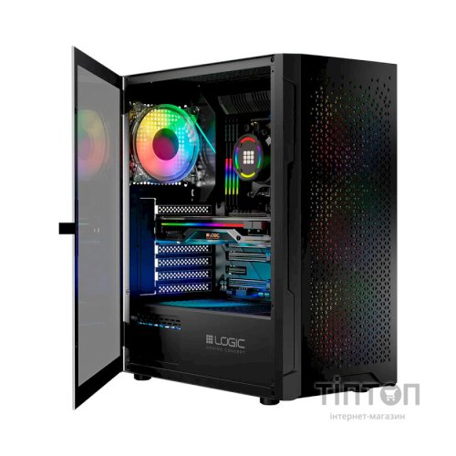 Корпус Logic concept ARAMIS MESH+GLASS ARGB fans 4x120mm BLACK (AT-ARAMIS-10-0000000-0002)