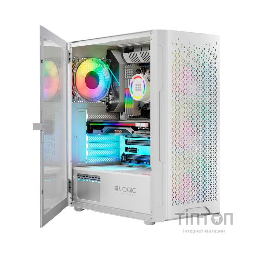Корпус Logic concept ARAMIS MESH+GLASS ARGB fans 4x120mm WHITE (AT-ARAMIS-20-0000000-0002)