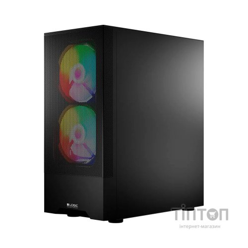 Корпус Logic concept ARYA MESH+GLASS ARGB fans 2x140mm+1x120mm BLACK (AT-ARYA-10-000000-0002)