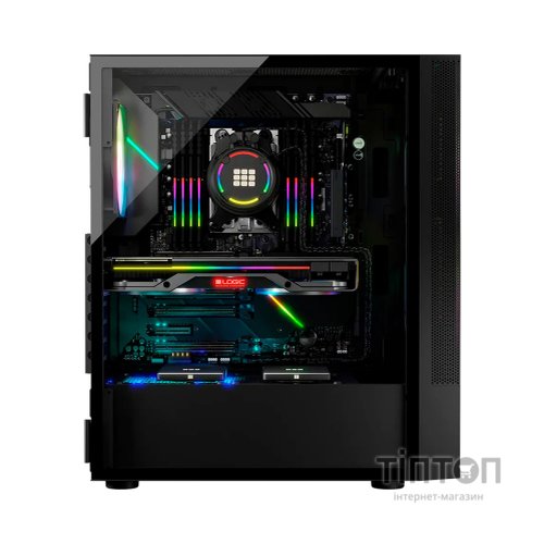 Корпус Logic concept ARYA MESH+GLASS ARGB fans 2x140mm+1x120mm BLACK (AT-ARYA-10-000000-0002)