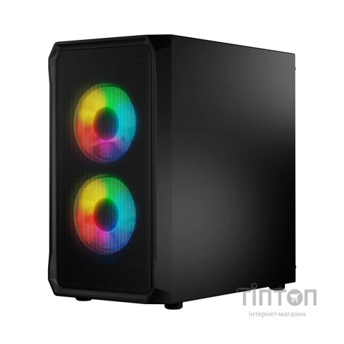 Корпус Logic concept PORTOS MESH+GLASS ARGB fans 3x120mm BLACK (AM-PORTOS-10-0000000-0002)