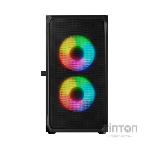 Корпус Logic concept PORTOS MESH+GLASS ARGB fans 3x120mm BLACK (AM-PORTOS-10-0000000-0002)