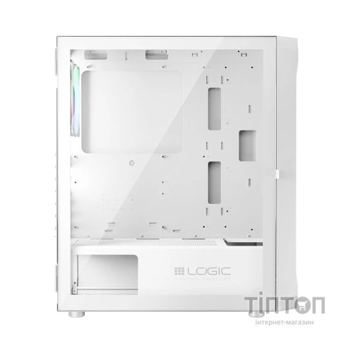 Корпус Logic concept PORTOS MESH+GLASS ARGB fans 3x120mm WHITE (AM-PORTOS-20-0000000-0002)