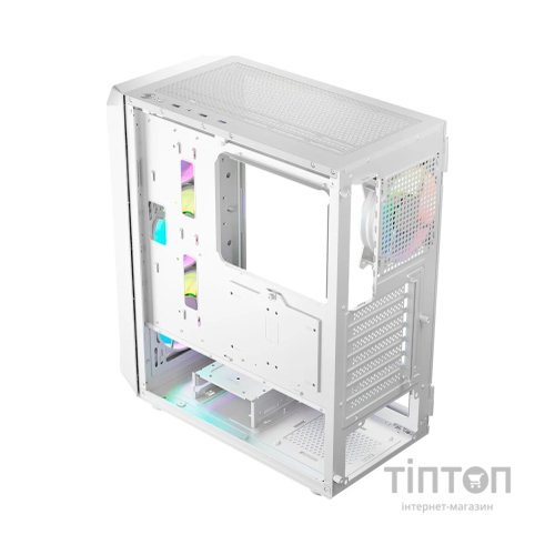 Корпус Logic concept PORTOS MESH+GLASS ARGB fans 3x120mm WHITE (AM-PORTOS-20-0000000-0002)