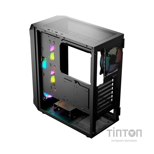 Корпус Logic concept PORTOS MESH+GLASS ARGB fans 4x120mm BLACK (AT-PORTOS-10-0000000-0002)