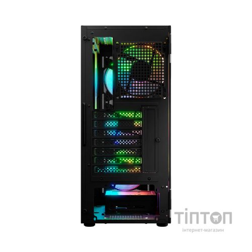 Корпус Logic concept PORTOS MESH+GLASS ARGB fans 4x120mm BLACK (AT-PORTOS-10-0000000-0002)