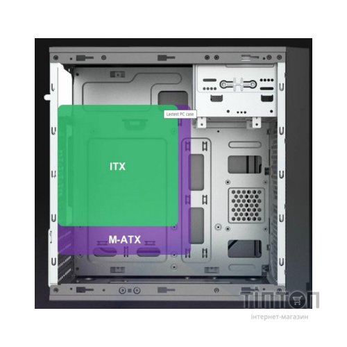 Корпус Micro-ATX без блока живлення MT-307-4U3C