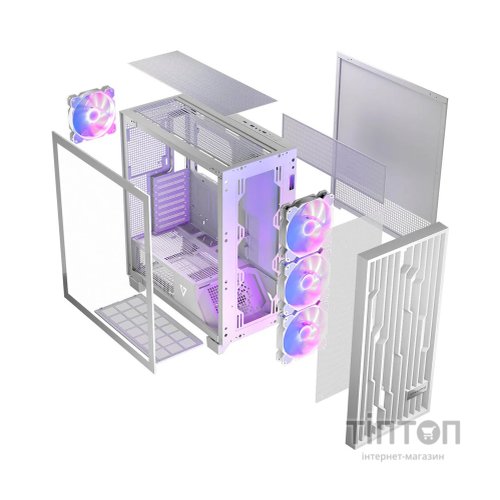 Корпус Modecom VOLCANO PERUN APEX ARGB WHITE (AT-PERUN-4F-ARGB-20-00000)