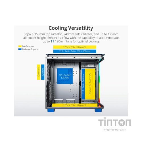 Корпус MONTECH KING 95 PRO (PRUS BLUE)