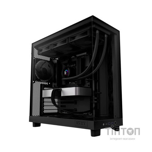 Корпус NZXT H6 Flow All Black (CC-H61FB-01)