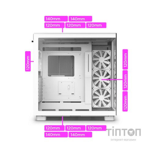Корпус NZXT H9 Elite Edition White (CM-H91EW-01)