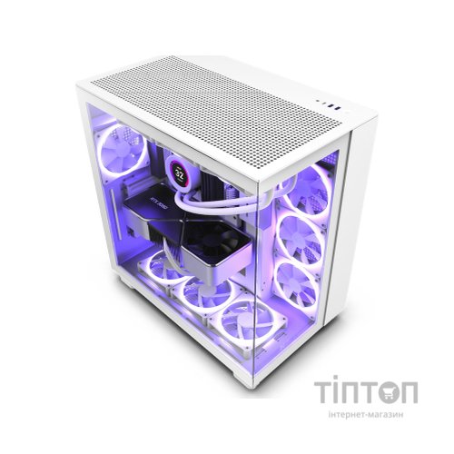 Корпус NZXT H9 Flow Edition White (CM-H91FW-01)