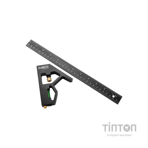 Косинець Neo Tools алюміній, 30 см, рукоятка з високою точністю нахилу (72-127)