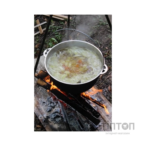 Котел туристичний Brizoll алюмінієвий з дужкою та кришкою 10 л (12-010-1)