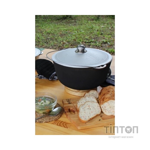 Котел туристичний Brizoll алюмінієвий з дужкою та кришкою 10 л (12-010-1)