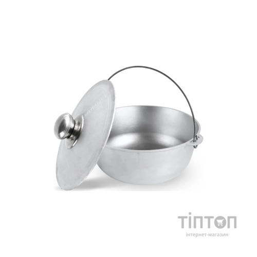 Котел туристичний Brizoll алюмінієвий з дужкою та кришкою 2 л (12-002-1)