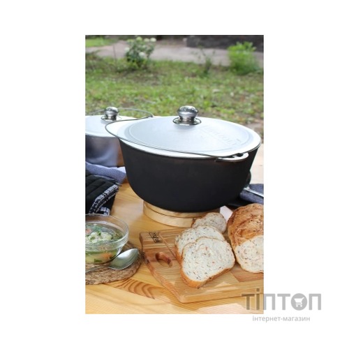 Котел туристичний Brizoll алюмінієвий з дужкою та кришкою 4 л (12-004-1)