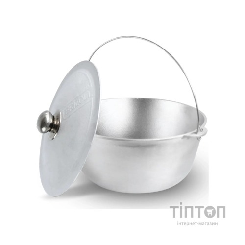 Котел туристичний Brizoll алюмінієвий з дужкою та кришкою 8 л (12-008-1)